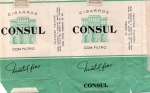 ANTIGA EMBALAGEM DE CIGARROS " CONSUL "