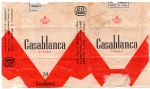 ANTIGA EMBALAGEM DE CIGARROS " CASABLANCA "  GRACIOLI & GRACIOLI LTDA EM CAMPINAS ESTADO DE SÃO PAULO ( BRASIL ) CATALOGO ACECA  C071