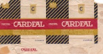 ANTIGA EMBALAGEM DE CIGARROS " CARDEAL " FÁBRICA DE CIGARROS PAULISTA GRACIOLI INDÚSTRIA DE CIGARROS LTDA **** CÓDIGO DE CATALOGO ACECA =C043B