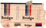 ANTIGA EMBALAGEM DE CIGARROS " BRIDGE " FÁBRICA DE CIGARROS CARUSO S.A CÓDIGO CATALOGO ACECA ( B089 )