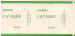 RARA EMBALAGEM DE CIGARROS " CAVALIER "  EMBALAGEM MARCA DE PROTEÇÃO