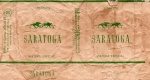 ANTIGA EMBALAGEM DE CIGARROS " SARATOGA " FABRICA DE CIGARROS FLÓRIDA S.A  COM PREÇO IMPRESSO CONHECIDA COMO ( P.I )