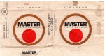 ANTIGA EMBALAGEM DE CIGARROS " MASTER " FÁBRICA DE CIGARROS FLÓRIDA S.A  COM PREÇO IMPRESSO CONHECIDA COMO ( P.I )