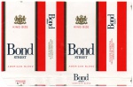 ANTIGA EMBALAGEM DE CIGARROS " BOND " PHILIP MORRIS - EMBALAGEM EM EXCELENTE ESTADO DE CONSERVAÇÃO