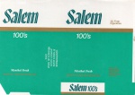 ANTIGA EMBALAGEM DE CIGARROS " SALEM " EM ESTADO DE NOVA ( MINT )