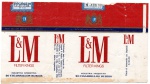 ANTIGA EMBALAGEM DOS " CIGARROS L & M " INDÚSTRIA ARGENTINA