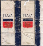 ANTIGA EMBALAGEM DOS CIGARROS " PLAZA - PROIBIDA A VENDA - DISTRIBUIÇÃO GRATUITA "