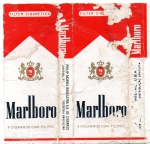 ANTIGA EMBALAGEM DOS CIGARROS " MARLBORO - VENDA PROIBIDA - DISTRIBUIÇÃO GRATUITA "