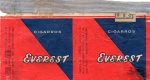 ANTIGA EMBALAGEM DE CIGARROS " EVERST " FÁBRICA DE CIGARROS CARUSO S.A COM PREÇO IMPRESSO ( P.I )