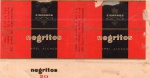 ANTIGA EMBALAGEM DE CIGARROS " NEGRITOS "  FÁBRICA DE CIGARROS CARUSO S.A COM PREÇO IMPRESSO ( P.I )