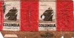 ANTIGA EMBALAGEM DE CIGARROS " COLUMBIA " CIA DE CIGARROS SOUZA CRUZ COM PREÇO IMPRESSO ( P.I )