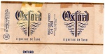 ANTIGA EMBALAGEM DE CIGARROS " O X F O R D " FÁBRICA DE CIGARROS FLÓRIDA S.A COM PREÇO IMPRESSO ( P. I )