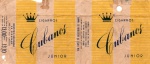 ANTIGA EMBALAGEM DE CIGARROS " CUBANOS "  CIA. LOPES SÁ INDUSTRIAL DE FUMOS COM PREÇO IMPRESSO ( P.I )