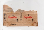 RARIDADE - PENA A CONSERVAÇÃO / ANTIGA EMBALAGEM DE CIGARROS " ESPADILHA " FÁBRICA DE CIGARROS SUDAN COM PREÇO IMPRESSO ( P.I )