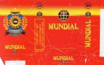 ANTIGA EMBALAGEM DOS " CIGARROS MUNDIAL " AGROINDUSTRIAL Y COMERCIAL PORTO FRANCO S.A