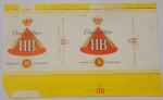 ANTIGA EMBALAGEM DE CIGARROS " CROWN FILTER - H B "
