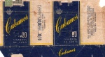 ANTIGA EMBALAGEM DOS " CIGARROS CUBANOS " COM PREÇO IMPRESSO ( P.I )  CIA. LOPES SÁ INDUSTRIAL DE FUMOS