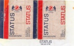 ANTIGA EMBALAGEM DOS " CIGARROS STATUS --- RESTAURADA "  IND. DE TABACOS SÃO SEBASTIÃO LTDA .