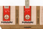 ANTIGA EMBALAGEM DOS " CIGARROS HAWAI "  CIA. DE FUMOS SANTA CRUZ