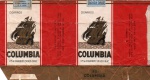 ANTIGA EMBALAGEM DOS " CIGARROS COLUMBIA "  CIA. DE CIGARROS SOUZA CRUZ