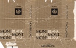 ANTIGA EMBALAGEM DOS " CIGARROS MONT BLANC "  COMPANHIA DE FUMOS SANTA CRUZ