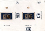 ANTIGA EMBALAGEM DE CIGARROS " KING " EM ESTADO DE NOVA