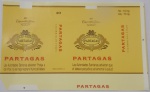 ANTIGA EMBALAGEM DE CIGARROS " PARTAGAS " EM ESTADO DE NOVA
