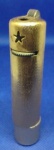 ANTIGO ISQUEIRO " CHAMPION POP  " INDÚSTRIA BRASILEIRA PEÇA EM METAL DOURADO COM 7,5 cm  NÃO ESTA FUNCIONANDO ( FUNDO - TAMPA SOLTA )