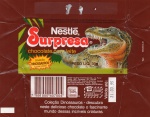 ANTIGA EMBALAGEM DOS CHOCOLATES NESTLE SURPRESA - COLEÇÃO DINOSSAUROS