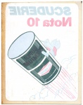 ANTIGO ADESIVO " SCUDERIE NOTA 10 - ATLANTIC " PEÇA COM DIMENSÃO DE 12 x 16 cm EM ESTADO DE NOVO ( NÃO FOI COLADO ) ANOS 70