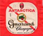 ANTIGO RÓTULO " ANTARCTICA - GUARANÁ CHAMPAGNE " 300 ml  DIMENSÃO 8,7 x 7,3 cm