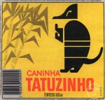 ANTIGO RÓTULO " CANINHA TATUZINHO 600 ml " DIMENSÃO 11,5 x 10,9 cm