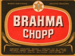 ANTIGO RÓTULO " BRAHMA CHOPP " DIMENSÃO 10,0 x 7,5 cm