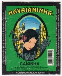 ANTIGO ROTULO " CANINHA HAVAIANINHA " SÃO JOSÉ DOS PINHAIS - PARANÁ  DIMENSÃO 11,0 x 13,4 cm