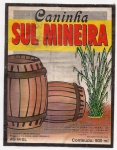 ANTIGO ROTULO " CANINHA SUL MINEIRA " DIMENSÃO 10,9 x 14,0 cm