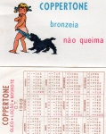 ANTIGO CALENDÁRIO DE BOLSO DATADO DE 1969 - PUBLICIDADE " C O P P E R T O N E "