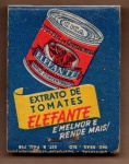 FILUMENIA - ANTIGA CAIXA DE FÓSFOROS DE BOLSO PUBLICIDADE " EXTRATO DE TOMATE - CICA " LACRADA CONTENDO OS PALITOS