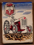 FILUMENIA - ANTIGA CAIXA DE FÓSFOROS DE BOLSO " TRATOR FORD " CAIXA LACRADA CONTENDO OS PALITOS