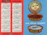 ANTIGO CALENDÁRIO DE BOLSO DATADO DE 1961 " ALIMENTOS PRONTOS MARIA - DA WILSON " CALENDÁRIO EM EXCELENTE ESTADO DE CONSERVAÇÃO