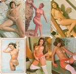 LOTE CONTENDO 6 CALENDÁRIOS ANTIGOS DE " N U D E Z " 1974, 1977 E 1982