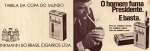 TABELA DA COPA DO MUNDO DE DE 1970 - UMA PROMOÇÃO DA BRINKMANN DO BRASIL CIGARROS LTDA ... ILUSTRANDO O CIGARRO PRESIDENTE