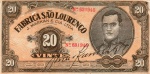BRASIL - ANTIGA CÉDULA PARTICULAR " FÁBRICA SÃO LOURENÇO - J. MARKAN & CIA. LTDA " EM FORTALEZA - CEARÁ ( EFÍGIE DO GENERAL JUAREZ TAVORA )