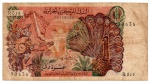 P-127  ANTIGA CÉDULA DA ARGÉLIA LOCALIZADA AO NORTE DO CONTINENTE AFRICANO 10 DINARS ANO DE 1970 MBC  ESCASSA