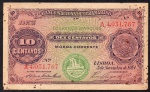 P-59  ANTIGA CÉDULA DE MOÇAMBIQUE 10 CENTAVOS ANO DE 1914  MBC