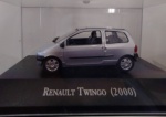 BRINQUEDOS E HOBBIES -  RENAULT TWINGO ( 2000 ) ACONDICIONADO NO ESTOJO DE ACRILICO / COMPRIMENTO DO ESTOJO 15,0 cm