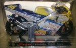 BRINQUEDOS E HOBBIES -  SAICO HONDA NSR 500  - DIE CAST METAL SCALE MODEL  15,6 cm EMBALAGEM  -  ESCALA 1/18