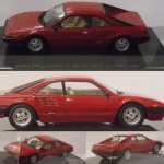 MODELO PARA COLECIONADOR " FERRARI MONDIAL QUATTROVALVOLE 1982 "  PEÇA EM EXCELENTE ESTADO DE CONSERVAÇÃO COM 10,0 cm  VERMELHA E ACONDICIONA EM ESTOJO DE ACRILICO