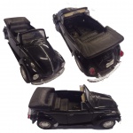 BRINQUEDOS WELLY  ( CHINA ) ANTIGO FUSCA EM METAL , BASE PLÁSTICO RODAS DE BORRACHA PEÇA EM EXCELENTE ESTADO DE CONSERVAÇÃO *** VOLKSWAGEN - BEETLE CONVERTIBLE PEÇA COM COMPRIMENTO DE 11,8 cm