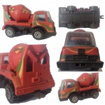 BRINQUEDO PEVI ( BRASIL ) CAMINHÃO COM BETONEIRA ... COMPRIMENTO 8,5 cm COR VERMELHO