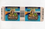 ANTIGO RÓTULO COQUINHO - MIGUELÃO AGUARDENTE DE CANA COM CÔCO